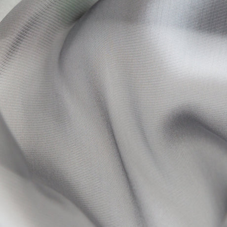 Satin-Faced Twill Organza - Radiant Charcoal