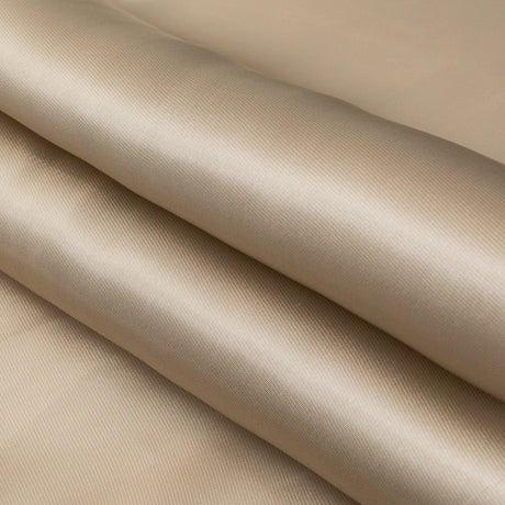 Satin-Faced Twill Organza - Luminous Champagne - Anise Collection