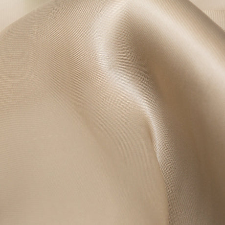 Satin-Faced Twill Organza - Luminous Champagne - Anise Collection