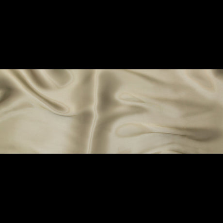 Satin-Faced Twill Organza - Luminous Light Olive - Anise Collection