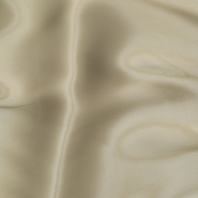 Satin-Faced Twill Organza - Luminous Light Olive - Anise Collection