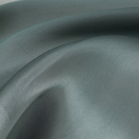 Satin-Faced Twill Organza - Luminous Hunter Green - Anise Collection