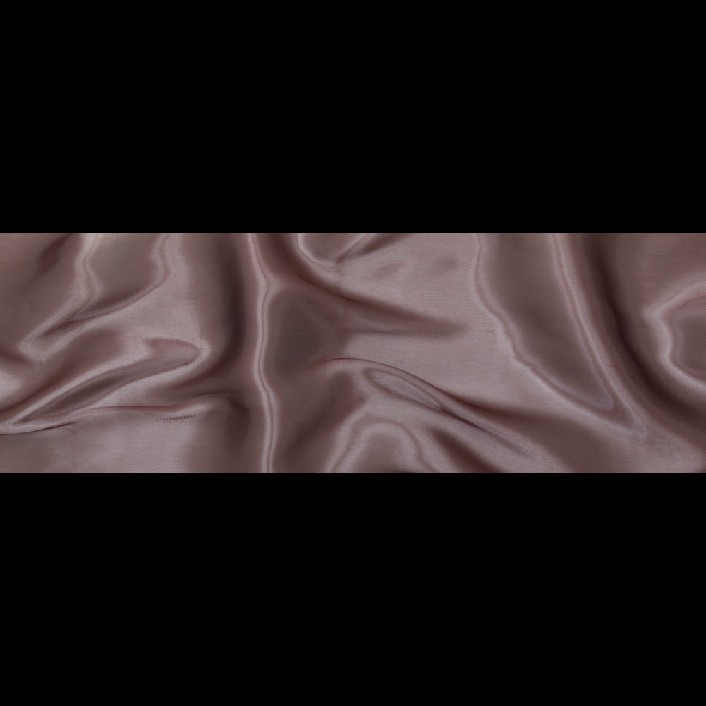 Satin-Faced Twill Organza - Luminous Wine - Anise Collection
