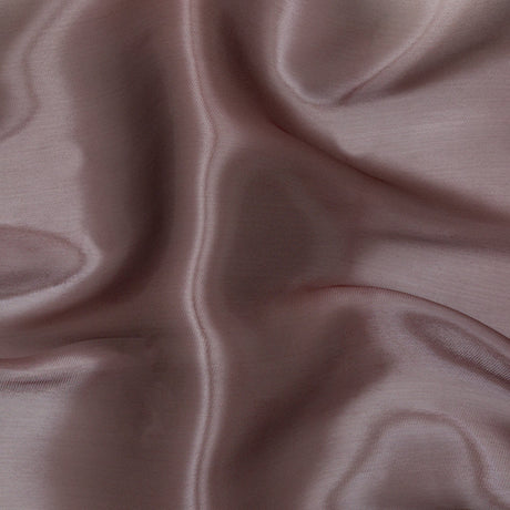 Satin-Faced Twill Organza - Luminous Wine - Anise Collection