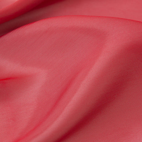 Satin-Faced Twill Organza - Luminous Red - Anise Collection