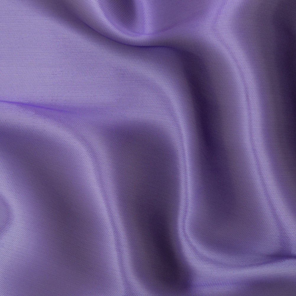 Satin-Faced Twill Organza - Luminous Purple - Anise Collection