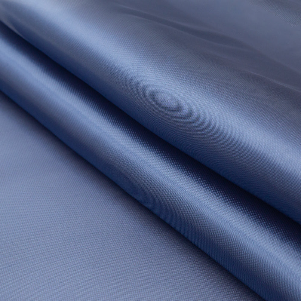 Satin-Faced Twill Organza - Luminous Colonial Blue - Anise Collection