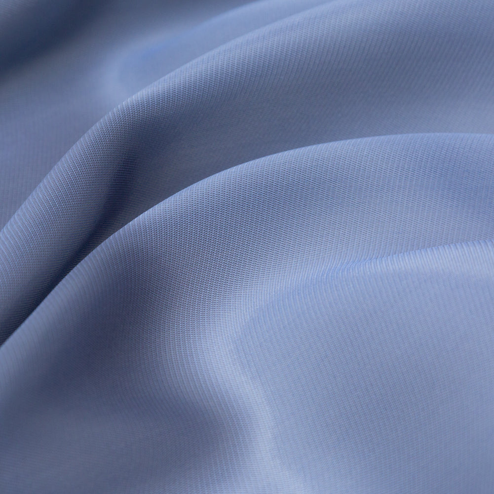 Satin-Faced Twill Organza - Luminous Colonial Blue - Anise Collection