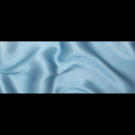 Satin-Faced Twill Organza - Luminous Aqua - Anise Collection
