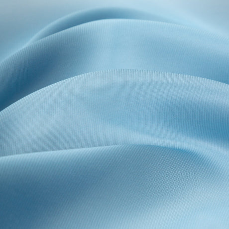 Satin-Faced Twill Organza - Luminous Aqua - Anise Collection