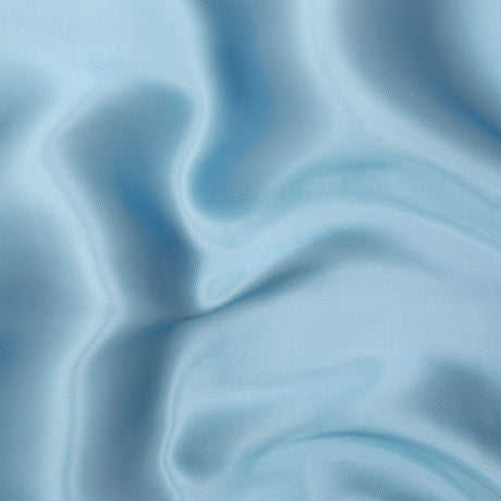 Satin-Faced Twill Organza - Luminous Aqua - Anise Collection