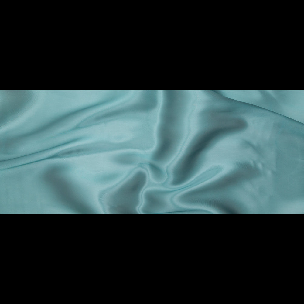 Satin-Faced Twill Organza - Luminous Teal - Anise Collection