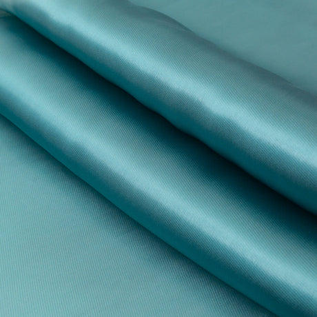Satin-Faced Twill Organza - Luminous Teal - Anise Collection