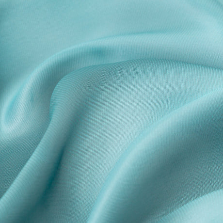 Satin-Faced Twill Organza - Luminous Teal - Anise Collection
