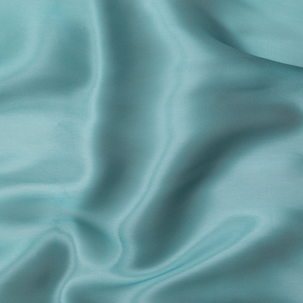 Satin-Faced Twill Organza - Luminous Teal - Anise Collection