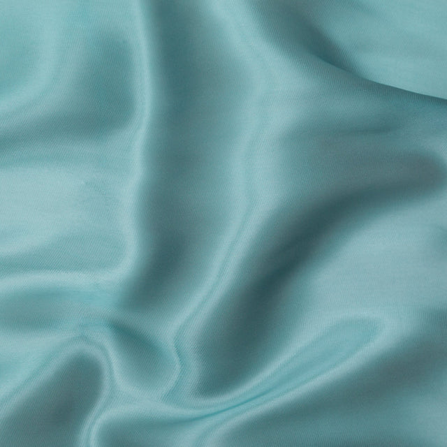 Satin-Faced Twill Organza - Luminous Teal - Anise Collection