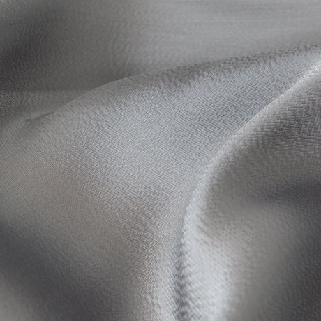 Satin-Faced Twill Organza - Luminous Charcoal - Anise Collection