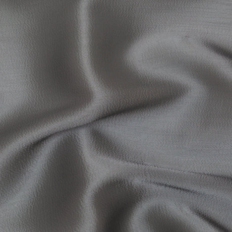 Satin-Faced Twill Organza - Luminous Charcoal - Anise Collection