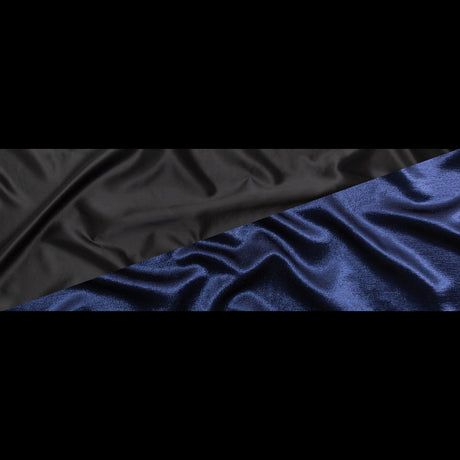 Metallic Luxury Lame - Navy - Meriden Collection
