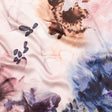 Mood Exclusive Italian Pale Pink Abstract Floral Silk Charmeuse