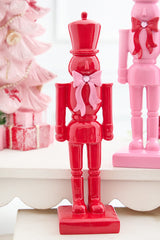 10" Nutcracker Soldier with Bow - 2 Assorted