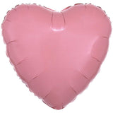 Heart Metallic Pink Foil Balloon