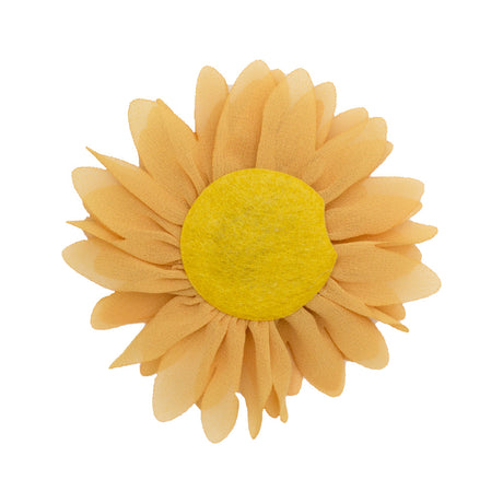 Italian Gold 3D Flower Applique - 4"