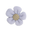 Italian Blue and Green Flower Applique - 2"