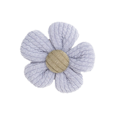 Italian Blue and Green Flower Applique - 2"