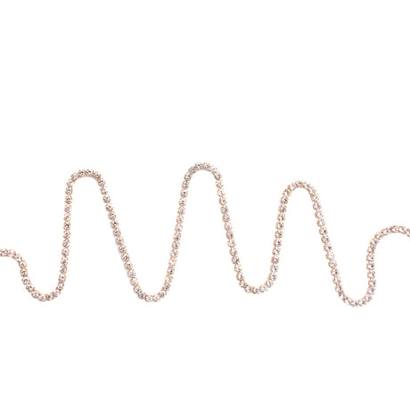 Italian Crystal and Gold Rhinestone Trim - SS12/3MM