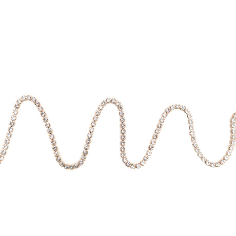 Italian Crystal and Gold Rhinestone Trim - SS16/4MM