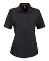 Harriton Women's Key West Short Sleeve Performance Staff Shirt