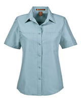 Harriton Women's Key West Short Sleeve Performance Staff Shirt