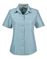 Harriton Women's Key West Short Sleeve Performance Staff Shirt