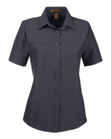 Harriton Women's Key West Short Sleeve Performance Staff Shirt