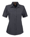 Harriton Women's Key West Short Sleeve Performance Staff Shirt