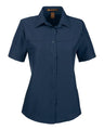 Harriton Women's Key West Short Sleeve Performance Staff Shirt