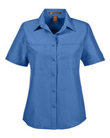 Harriton Women's Key West Short Sleeve Performance Staff Shirt