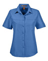 Harriton Women's Key West Short Sleeve Performance Staff Shirt