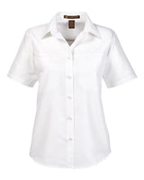 Harriton Women's Key West Short Sleeve Performance Staff Shirt