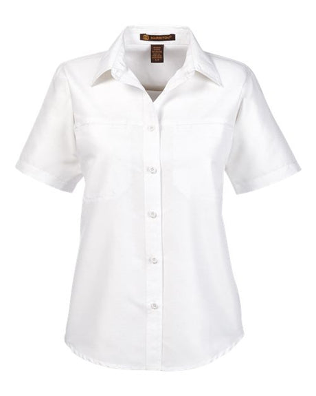 Harriton Women's Key West Short Sleeve Performance Staff Shirt