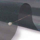 Stiff Polyester Organdy - Black Sparkle - Rhiannon Collection
