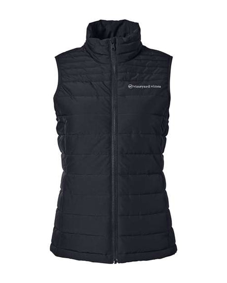 vineyard vines Women's Mountain Weekend puffer vest offering cozy lightweight layering for outdoor wear