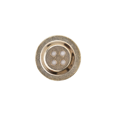 Italian Gold Ornate Metal Zamac Button - 24L/15MM