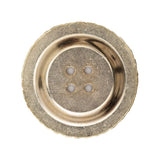Italian Gold Ornate Metal Zamac Button - 44L/28mm