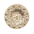 Italian Gold Ornate Metal Zamac Button - 44L/28mm