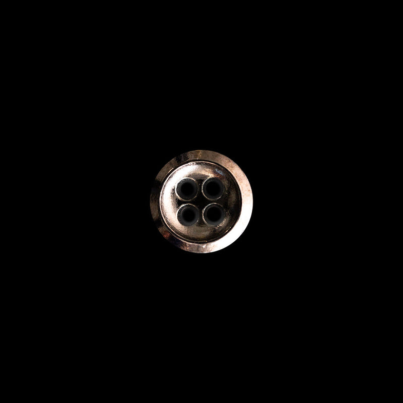 Italian Gunmetal 4-Hole Button - 16L/10mm