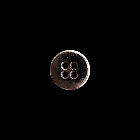 Italian Gunmetal 4-Hole Button - 18L/11.5mm