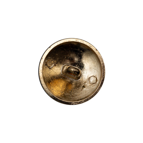 Italian Gold Crest Metal Shank Button - 32L/20mm