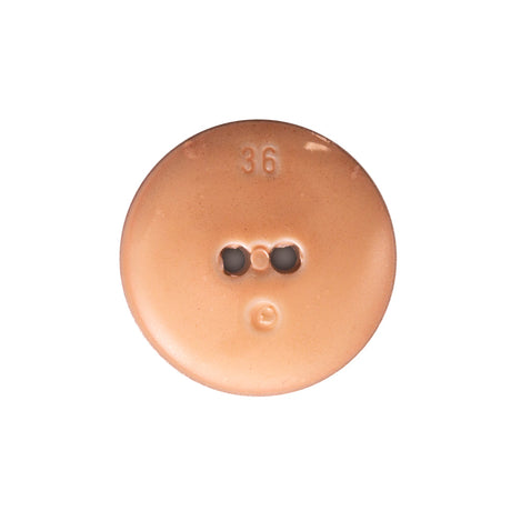 Italian Rose Gold Gravel 2-Hole Button - 44L/28mm